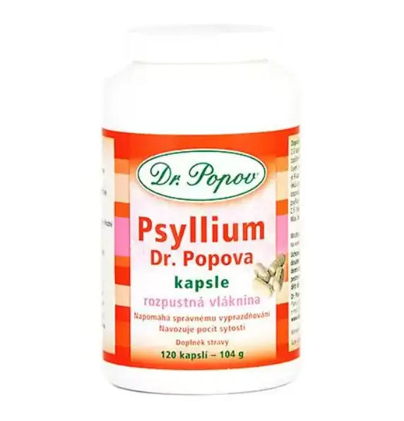 3428_DR. POPOV PSYLLIUM 120 KAPSLI